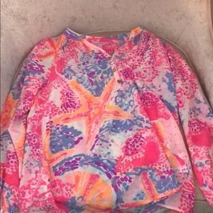 Lilly Pulitzer star fish shirt